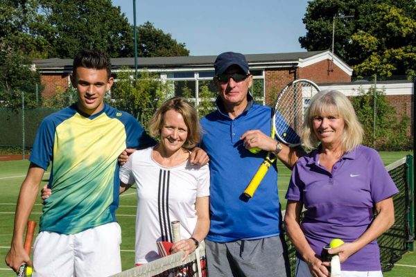 Dan, Claire, Jim and Judy - finals day